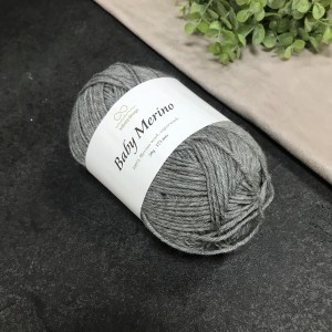 Пряжа Infinity Design Baby Merino 1042 (серая)