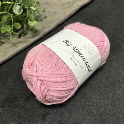 Пряжа Infinity Design Alpaca Wool 3911 (светло-розовая)