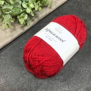 Пряжа Infinity Design Alpaca Wool 4219 (красная)