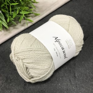 Пряжа Infinity Design Alpaca Wool 2320 (мел)