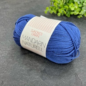 Пряжа Sandnes Garn Mandarin Naturell 5844 (королевский синий)