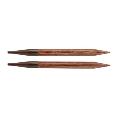 Cпицы съемные Ginger 3,5 мм для длины тросика 28-126 см, ламинированная береза, коричневый, 2 шт.