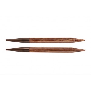 Cпицы съемные Ginger 3 мм для длины тросика 28-126 см, ламинированная береза, коричневый, 2 шт.