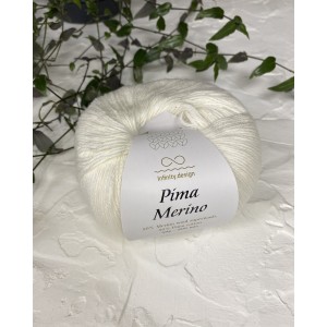 Пряжа Infinity Design Pima Merino 1002 (белая)