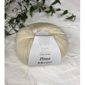 Пряжа Infinity Design Pima Merino 1012 (натуральная)