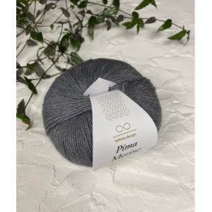 Пряжа Infinity Design Pima Merino 1053 (темно-серый)