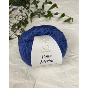Пряжа Infinity Design Pima Merino 6052 (синий джинс)